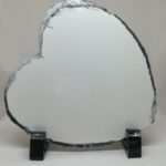 אבן בזלת לב קטן/גדול עם תמונה אישית לפי בחירתכם