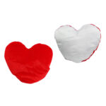 כרית ריבוע/לב אדום פרווה עם תמונה אישית לפי בחירתכם