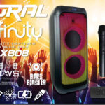 Coral Infinity רמקול נייד עם מיקרופונים 1200W