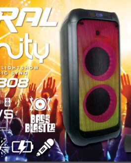 Coral Infinity רמקול נייד עם מיקרופונים 1200W