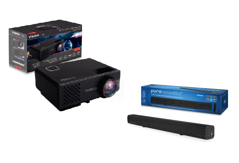 מקרן סאונד בר VISION PURE ACOUSTICS