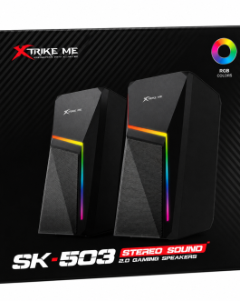 רמקולי גיימינג Xtrike Me SK-503 RGB Stereo Sound 2.0
