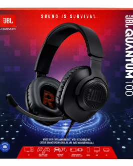 אוזניות גיימינג JBL Quantum 100