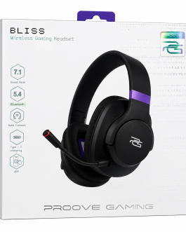 אוזניות גיימינג אלחוטיות Proove BLISS Wireless Gaming Headset