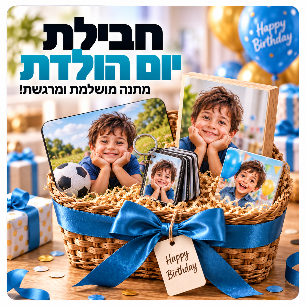 חבילת יום הולדת אישית – מתנה מרגשת ומקורית