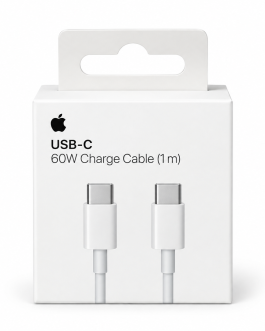 כבל USB-C ל-USB-C אפל מקורי 60W באורך 1 מטר
