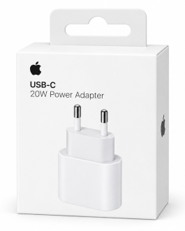 מטען Apple מקורי 20W USB-C לאייפון ואייפד – טעינה מהירה